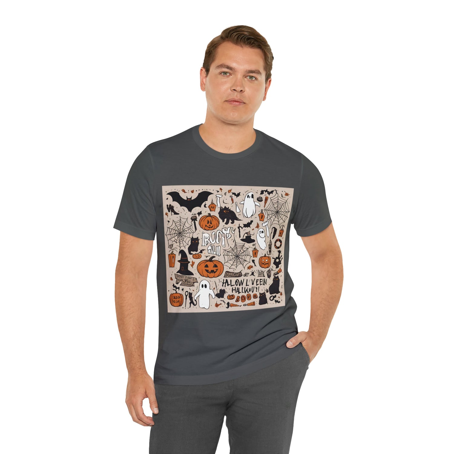 T-Shirt Halloween T-Shirt Graphic Tee for Men Women Bella Canvas Shirt Halloween Petrova Designs