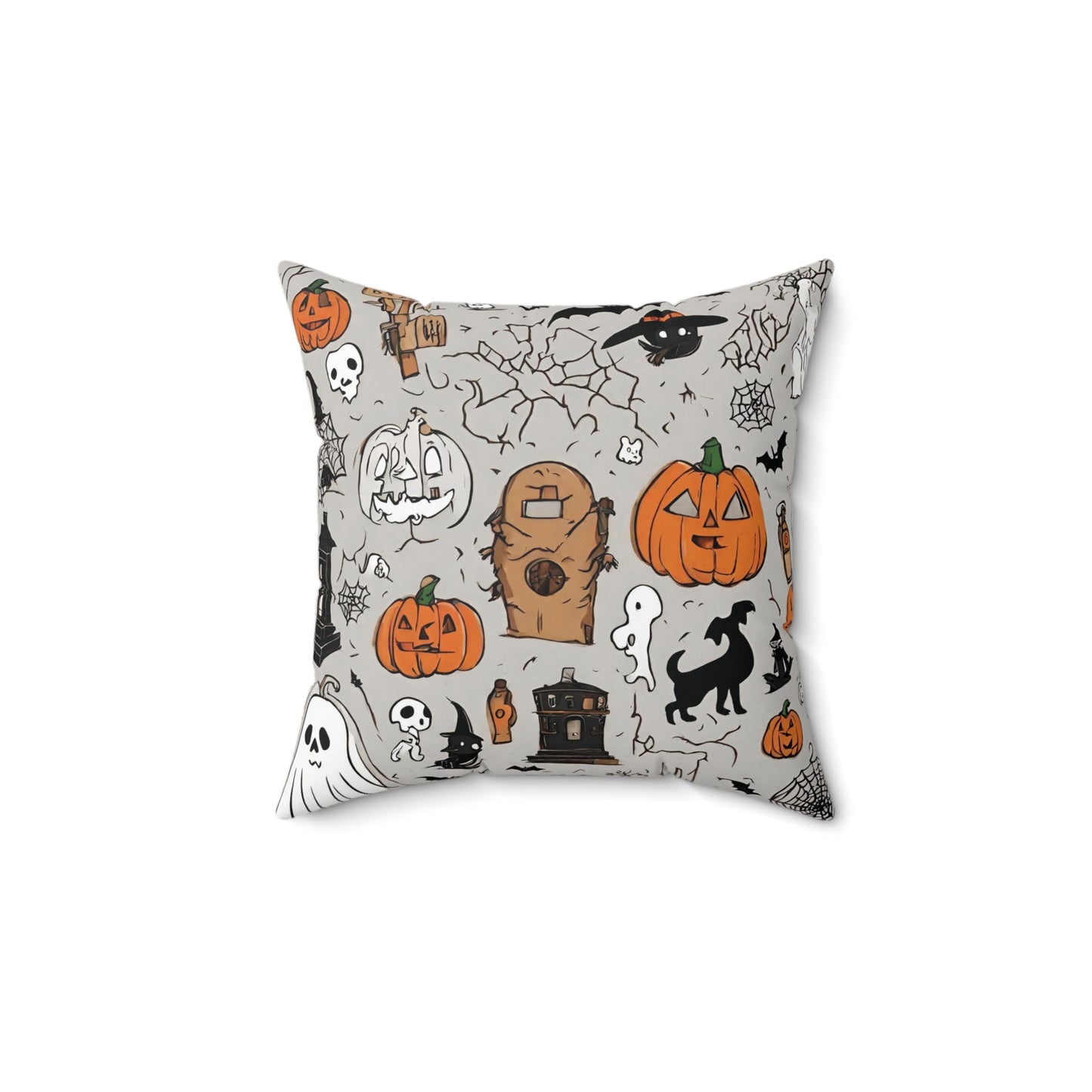 14" × 14" Home Decor Halloween Throw Pillow Decor Perfect for Couch or Sofa Accent Pillow Petrova Designs