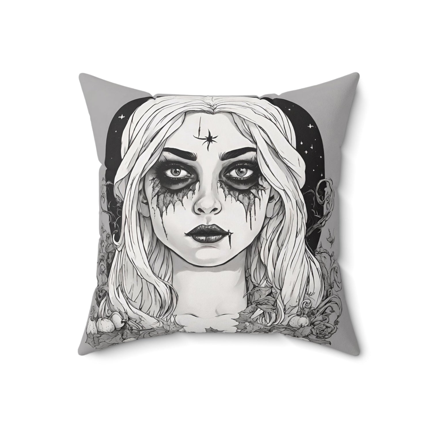 Home Decor Halloween Throw Pillow Decor Perfect for Couch or Sofa Accent Pillow Witch Petrova Designs