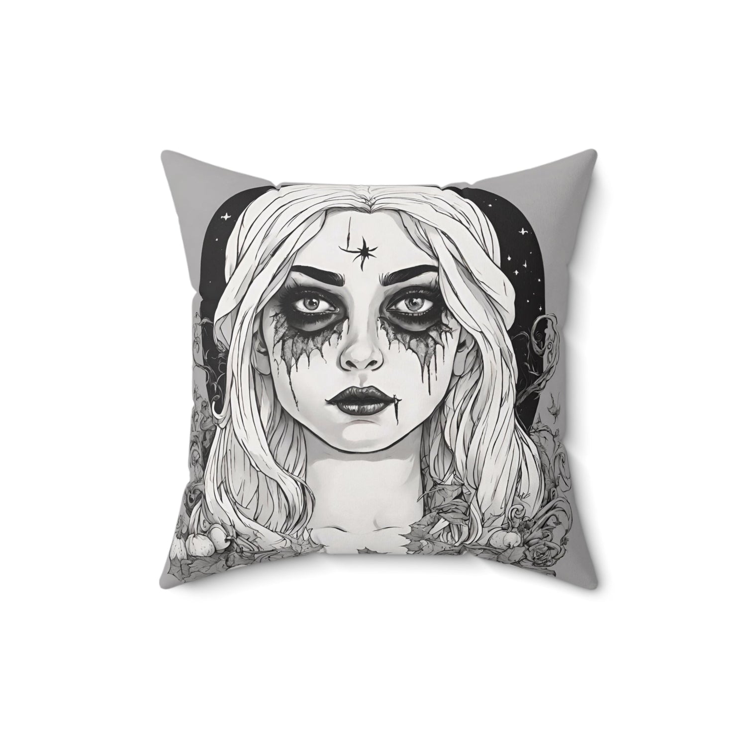 Home Decor Halloween Throw Pillow Decor Perfect for Couch or Sofa Accent Pillow Witch Petrova Designs