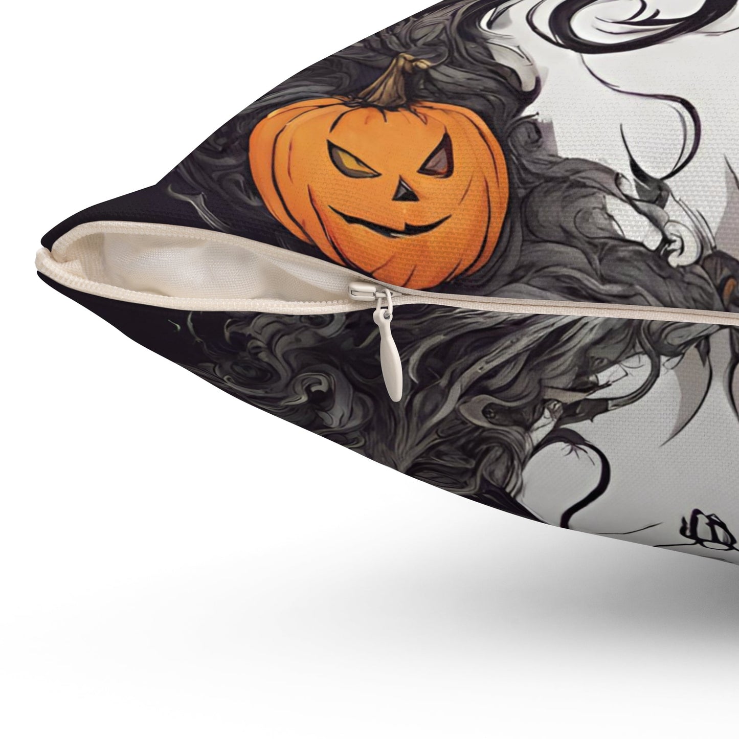 Home Decor Halloween Throw Pillow Decor Perfect for Couch or Sofa Accent Pillow Witch Petrova Designs