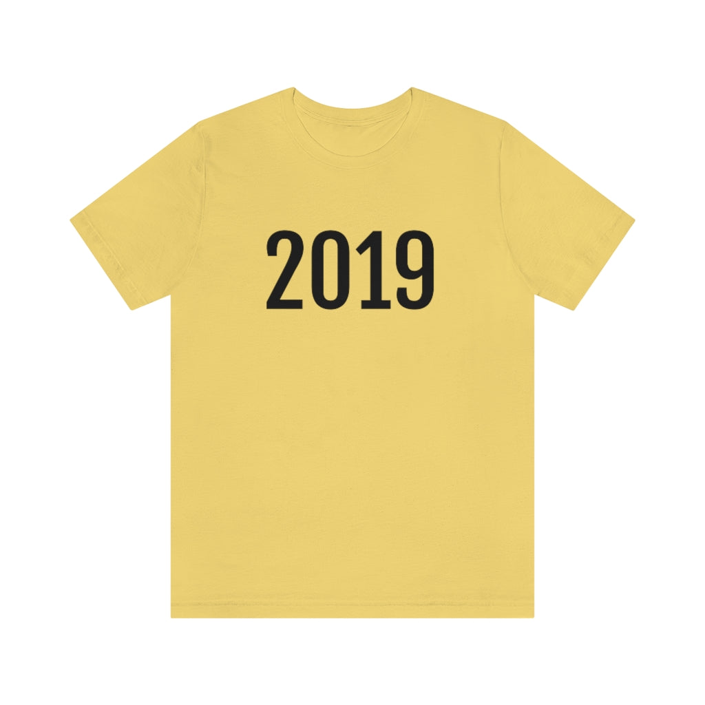 Yellow T-Shirt Numbered Tee Shirt with Numbers On Them for Numbered T-Shirt Outfit Petrova Designs