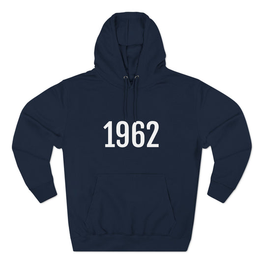 Hoodie Sweatshirt for Men & Women with Number On for Year Black Hoodie Outfit 1962 Petrova Designs