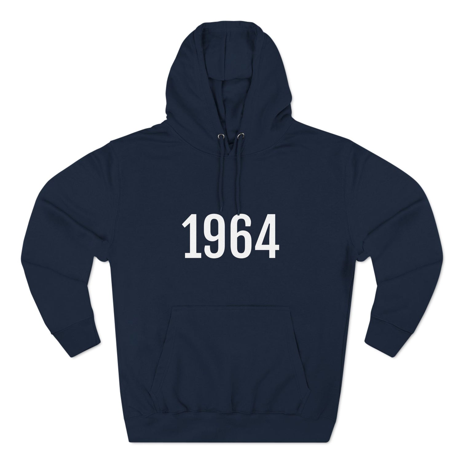 Hoodie Sweatshirt for Men & Women with Number On for Year Black Hoodie Outfit 1964 Petrova Designs