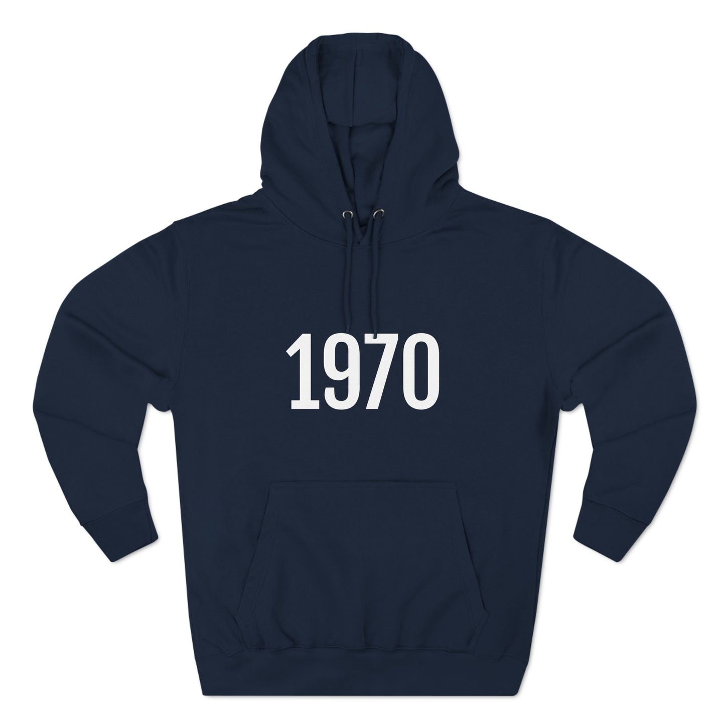 Hoodie Sweatshirt for Men & Women with Number On for Year Black Hoodie Outfit 1970 Petrova Designs