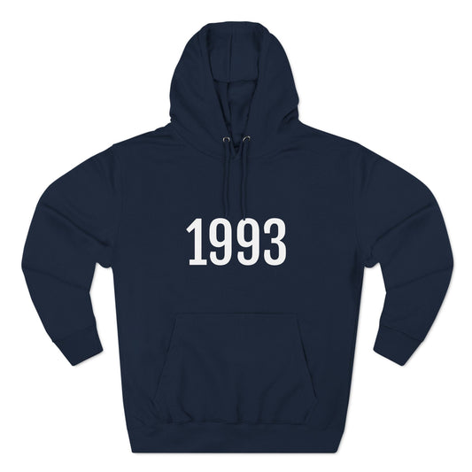 Hoodie Sweatshirt for Men & Women with Number On for Year Black Hoodie Outfit 1993 Petrova Designs