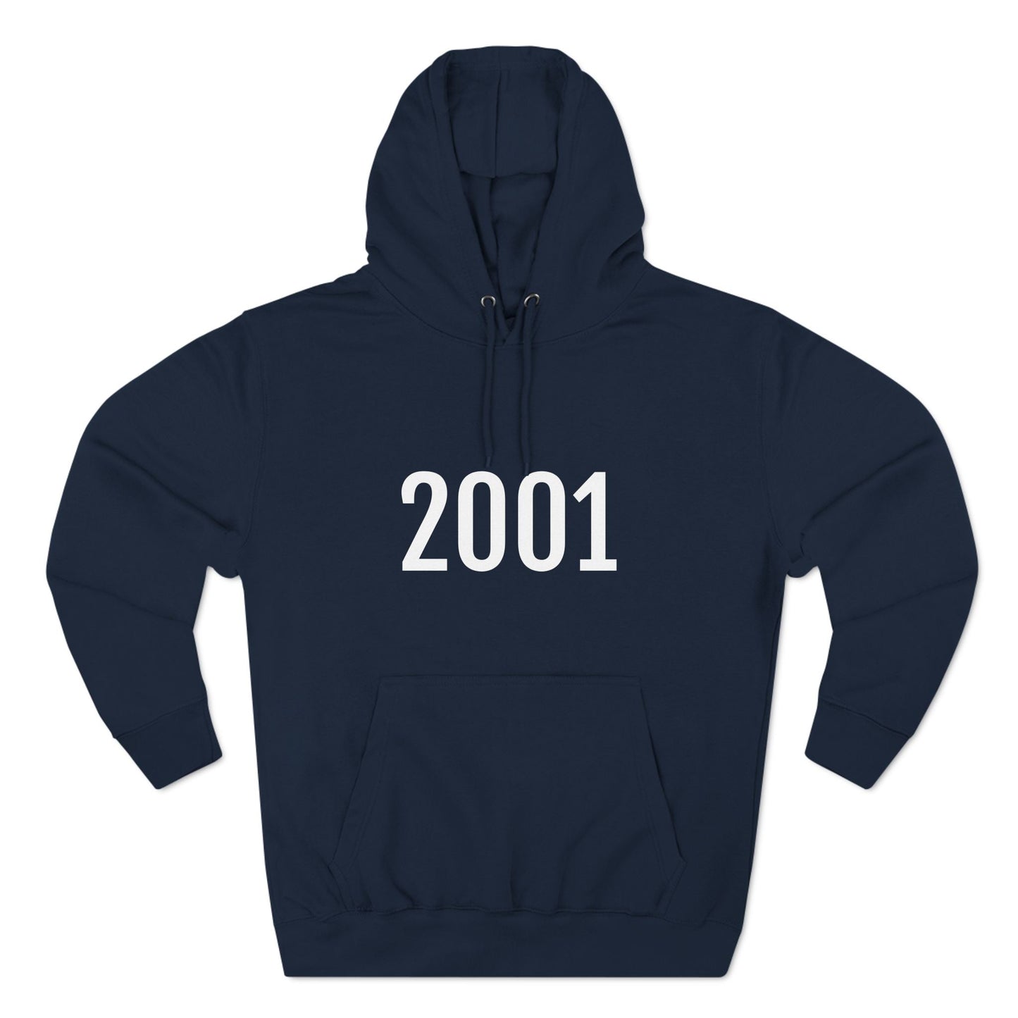 Hoodie Sweatshirt for Men & Women with Number On for Year Black Hoodie Outfit 2001 Petrova Designs