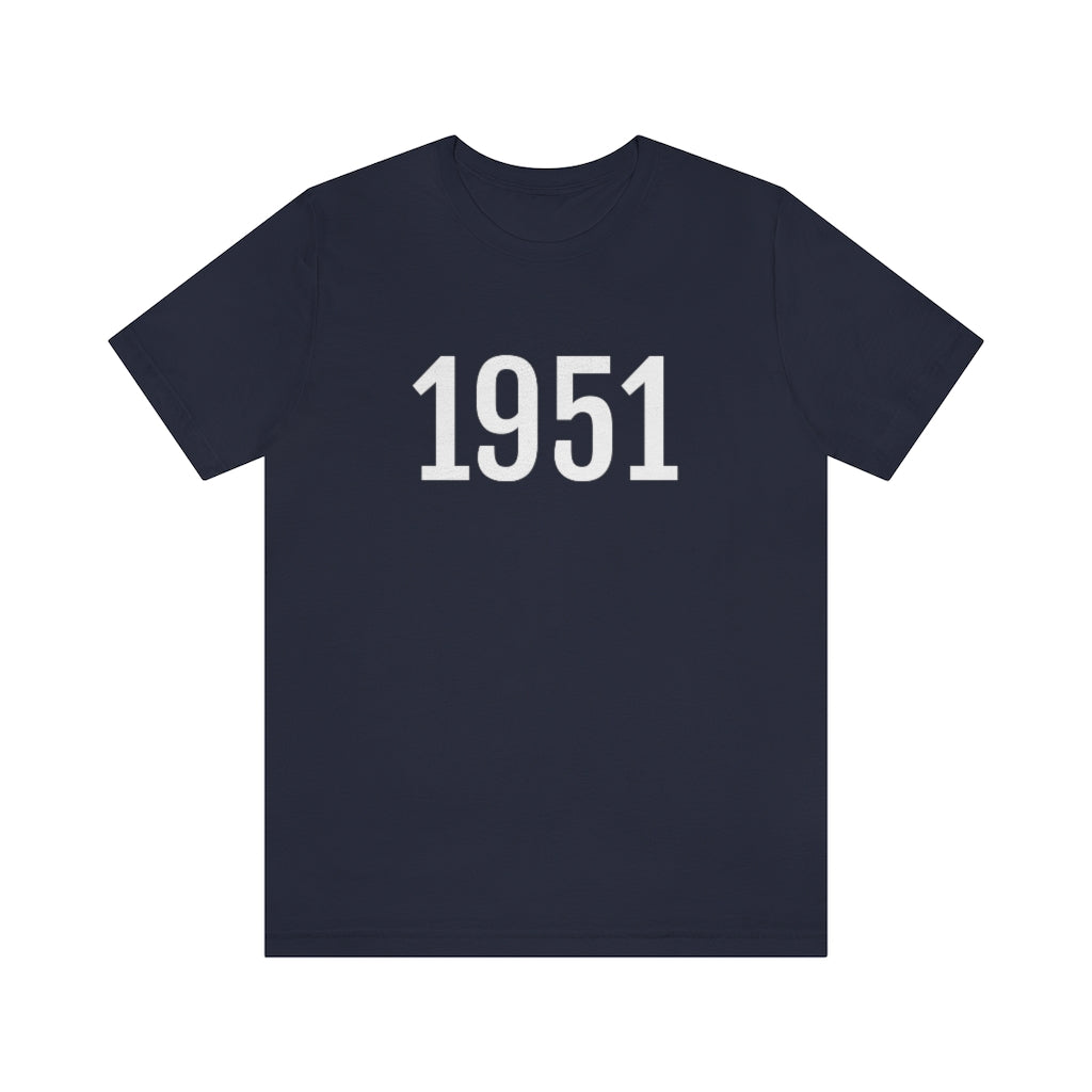 Navy T-Shirt Tee Shirt with Numbers On Them for Numbered T-Shirt Outfit Numerology Aesthetic Petrova Designs