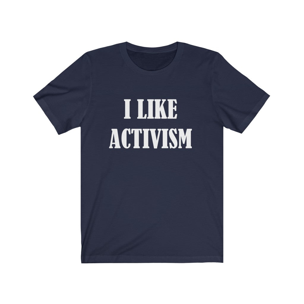 Navy T-Shirt Text Shirt for Men & Women Black Bella Canvas Shirts for Tshirt Outfit Aesthetic Activism Petrova Designs