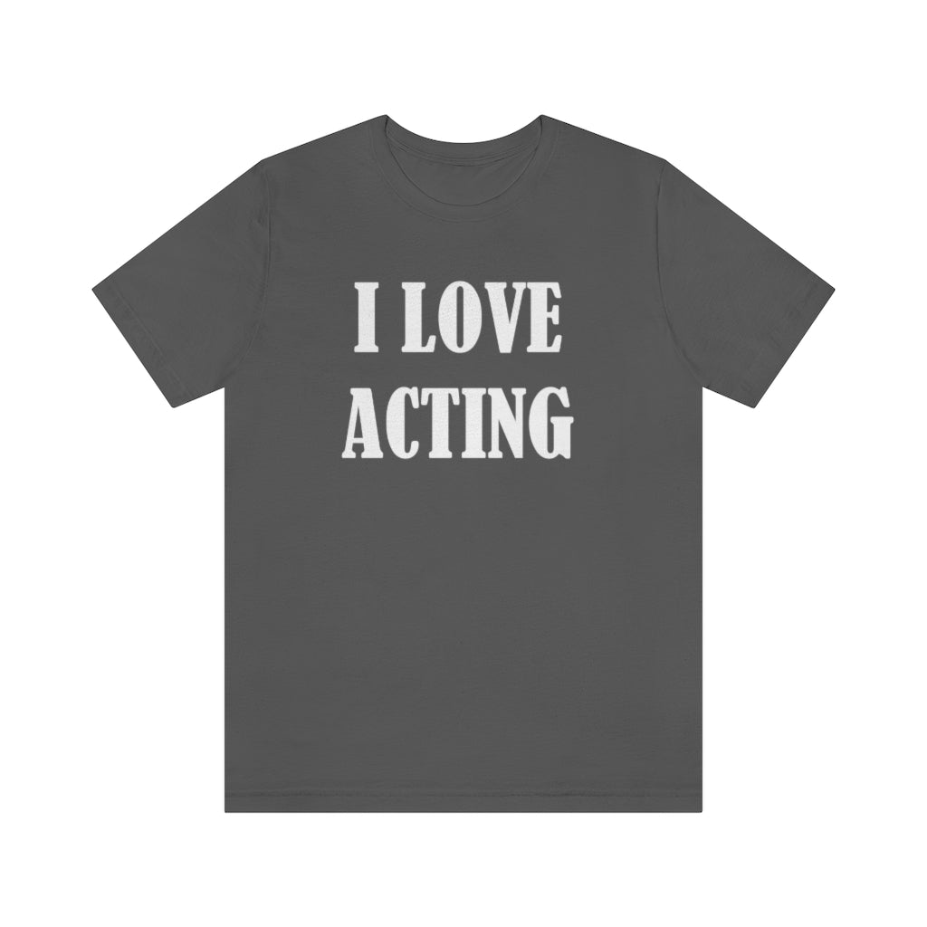 Asphalt T-Shirt Text Shirt for Men & Women Black Bella Canvas Shirts for Tshirt Outfit Aesthetic Actor Actress Petrova Designs