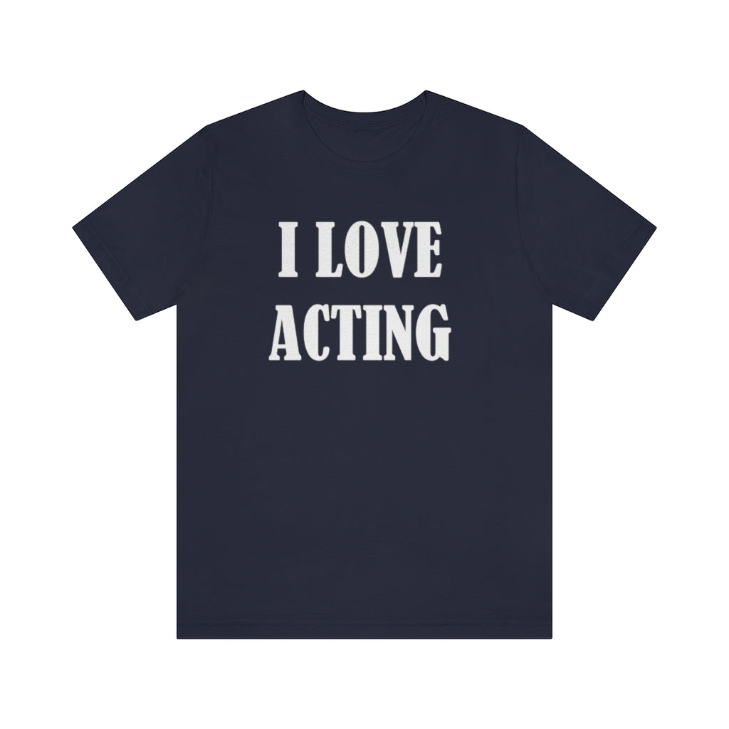 Navy T-Shirt Text Shirt for Men & Women Black Bella Canvas Shirts for Tshirt Outfit Aesthetic Actor Actress Petrova Designs