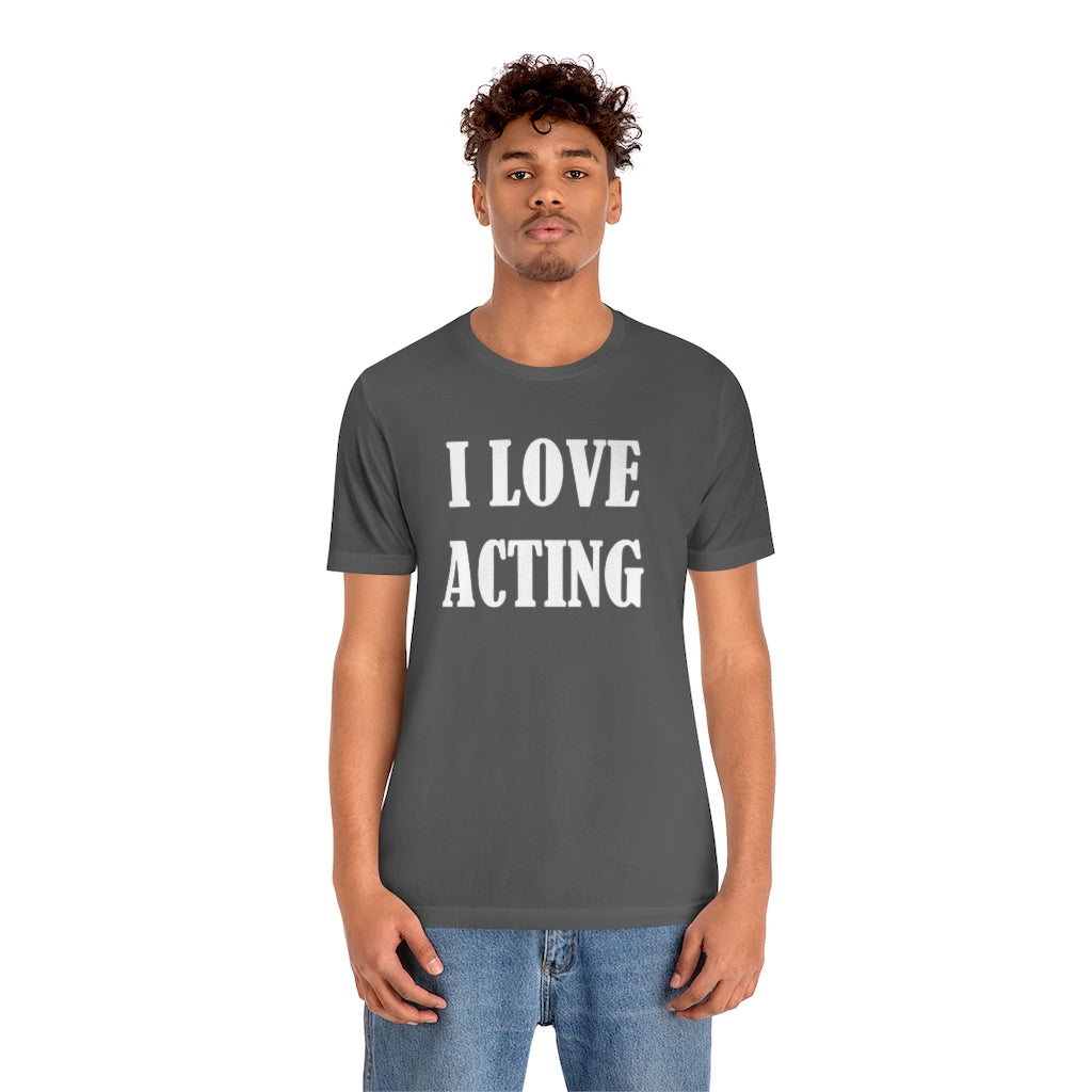 T-Shirt Text Shirt for Men & Women Black Bella Canvas Shirts for Tshirt Outfit Aesthetic Actor Actress Petrova Designs