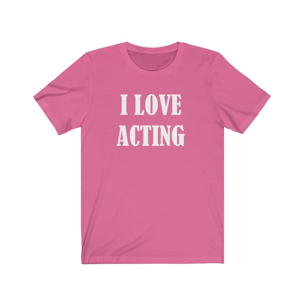 Charity Pink T-Shirt Text Shirt for Men & Women Black Bella Canvas Shirts for Tshirt Outfit Aesthetic Actress Acting Petrova Designs