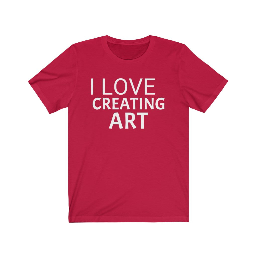 Red T-Shirt Text Shirt for Men & Women Black Bella Canvas Shirts for Tshirt Outfit Aesthetic Artist Art Petrova Designs