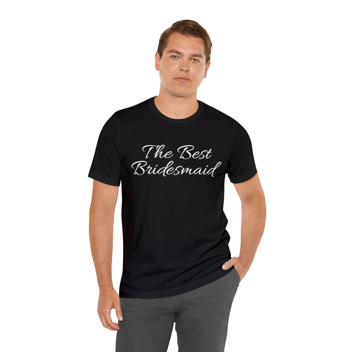 T-Shirt Text Shirt for Men & Women Black Bella Canvas Shirts for Tshirt Outfit Aesthetic Bridesmaid Petrova Designs