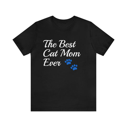 Black T-Shirt Text Shirt for Men & Women Black Bella Canvas Shirts for Tshirt Outfit Aesthetic Cat Mom Petrova Designs