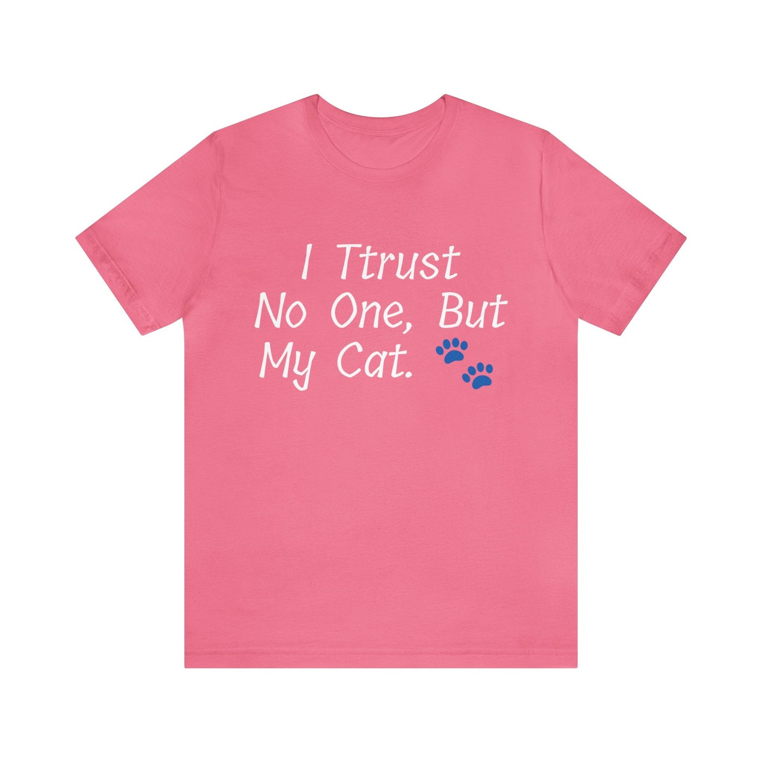 Charity Pink T-Shirt Text Shirt for Men & Women Black Bella Canvas Shirts for Tshirt Outfit Aesthetic Cat Mom Cat Dad Petrova Designs