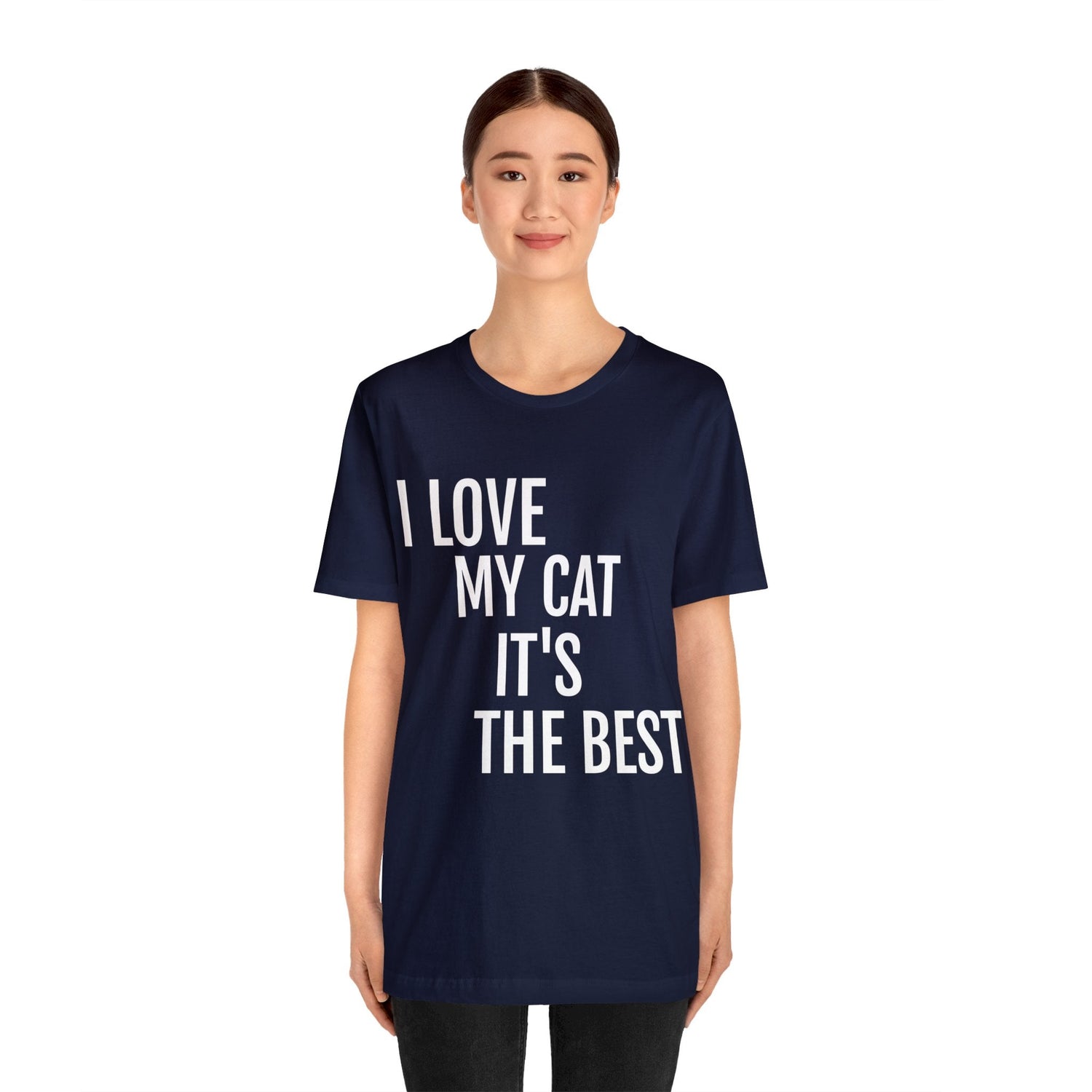 T-Shirt Text Shirt for Men & Women Black Bella Canvas Shirts for Tshirt Outfit Aesthetic Cat Mom Cat Dad Petrova Designs