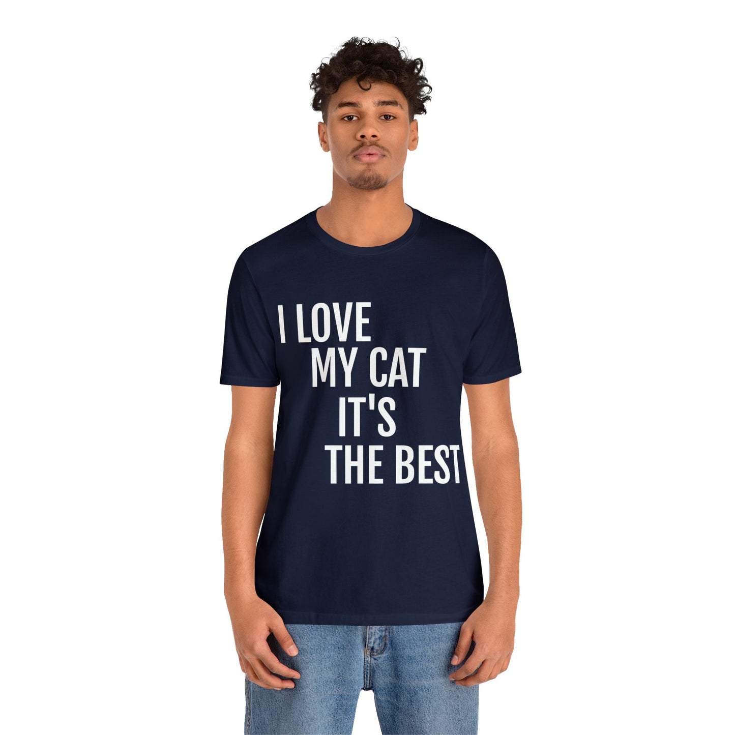 T-Shirt Text Shirt for Men & Women Black Bella Canvas Shirts for Tshirt Outfit Aesthetic Cat Mom Cat Dad Petrova Designs