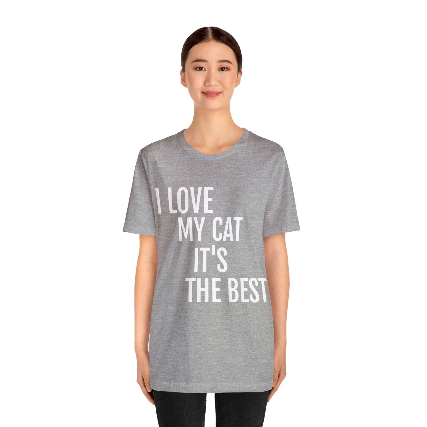 T-Shirt Text Shirt for Men & Women Black Bella Canvas Shirts for Tshirt Outfit Aesthetic Cat Mom Cat Dad Petrova Designs