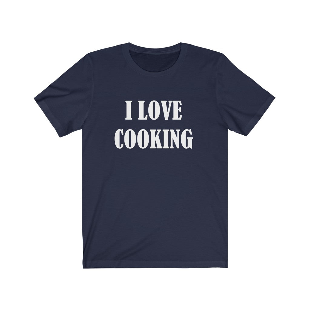 Navy T-Shirt Text Shirt for Men & Women Black Bella Canvas Shirts for Tshirt Outfit Aesthetic Chef Cooking Petrova Designs