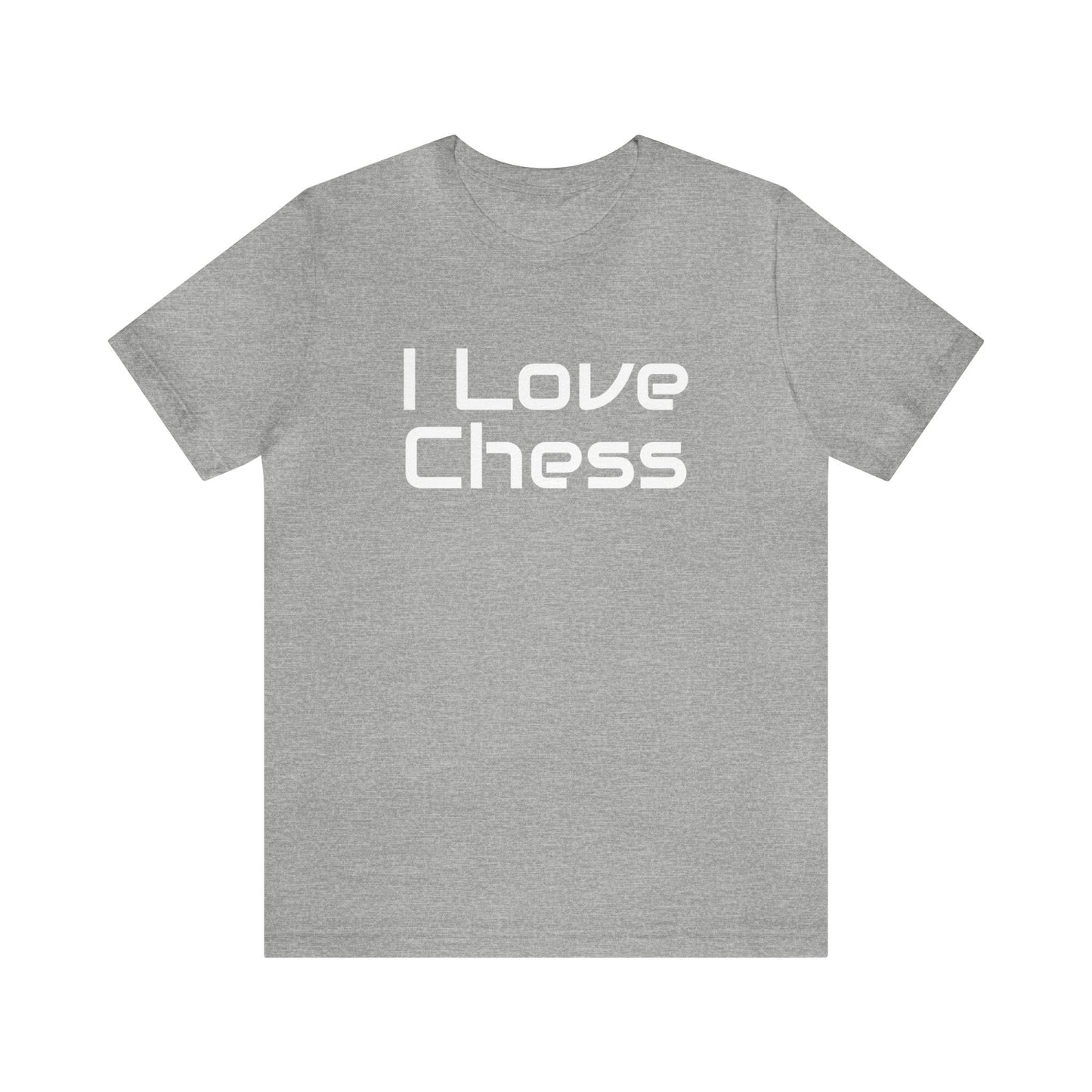 Athletic Heather T-Shirt Text Shirt for Men & Women Black Bella Canvas Shirts for Tshirt Outfit Aesthetic Chess Board Games Petrova Designs