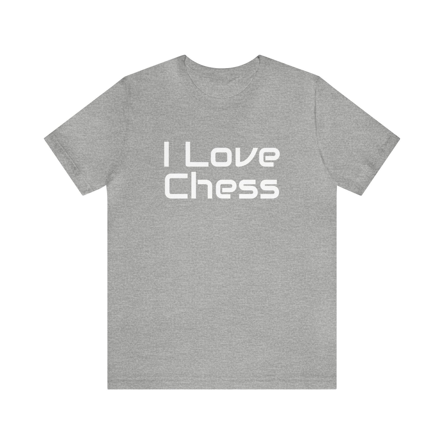 Athletic Heather T-Shirt Text Shirt for Men & Women Black Bella Canvas Shirts for Tshirt Outfit Aesthetic Chess Board Games Petrova Designs