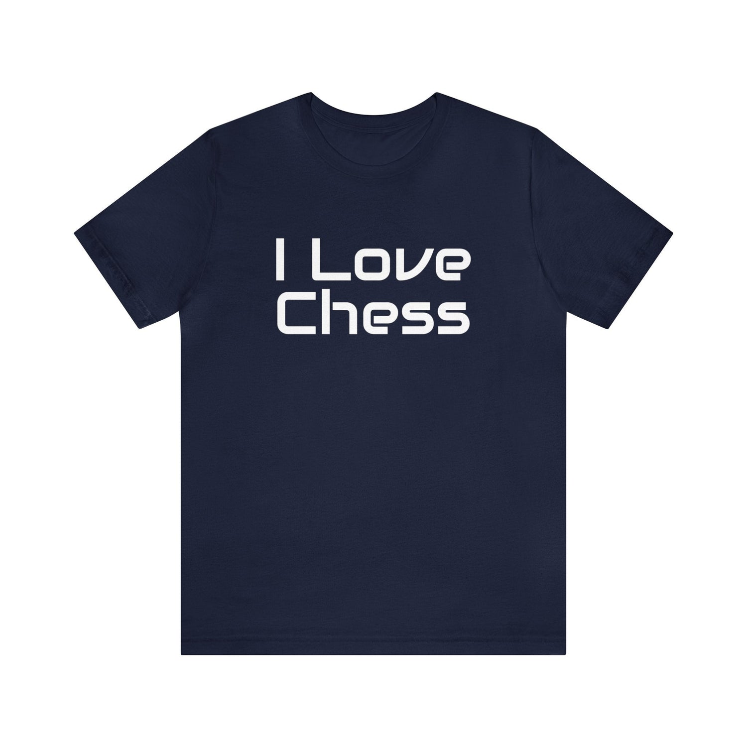 Navy T-Shirt Text Shirt for Men & Women Black Bella Canvas Shirts for Tshirt Outfit Aesthetic Chess Board Games Petrova Designs