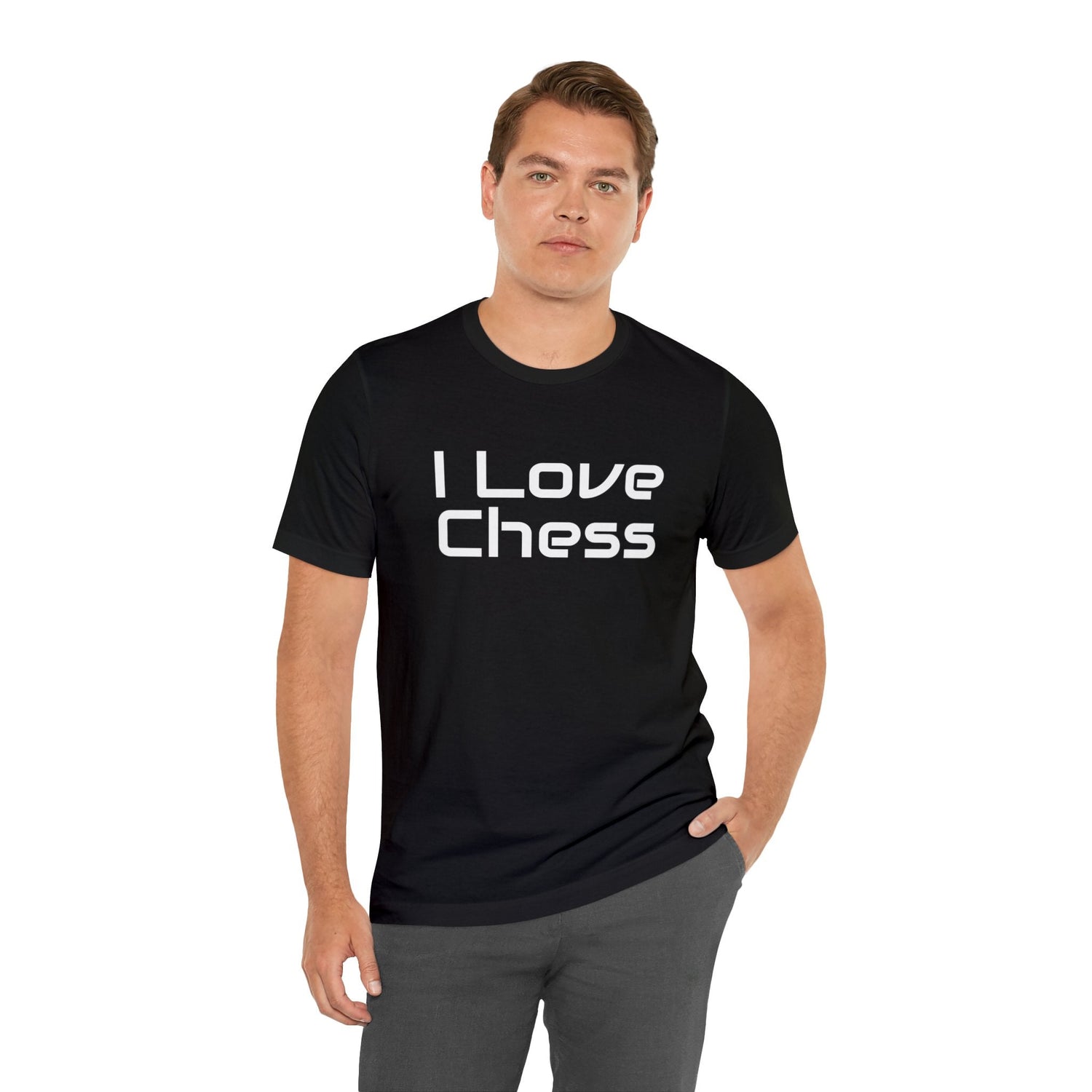 T-Shirt Text Shirt for Men & Women Black Bella Canvas Shirts for Tshirt Outfit Aesthetic Chess Board Games Petrova Designs