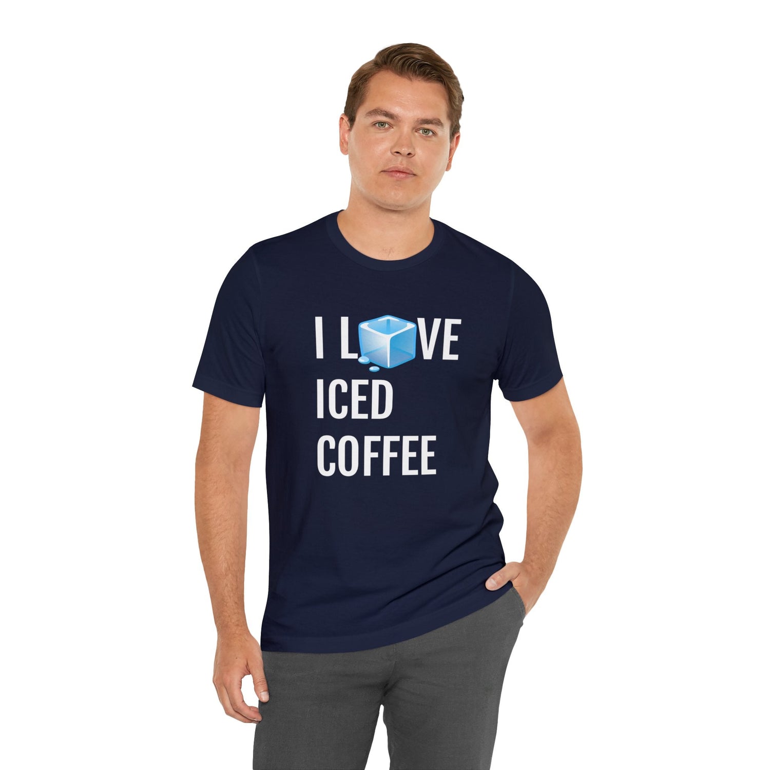 T-Shirt Text Shirt for Men & Women Black Bella Canvas Shirts for Tshirt Outfit Aesthetic Coffee Iced Latter Petrova Designs