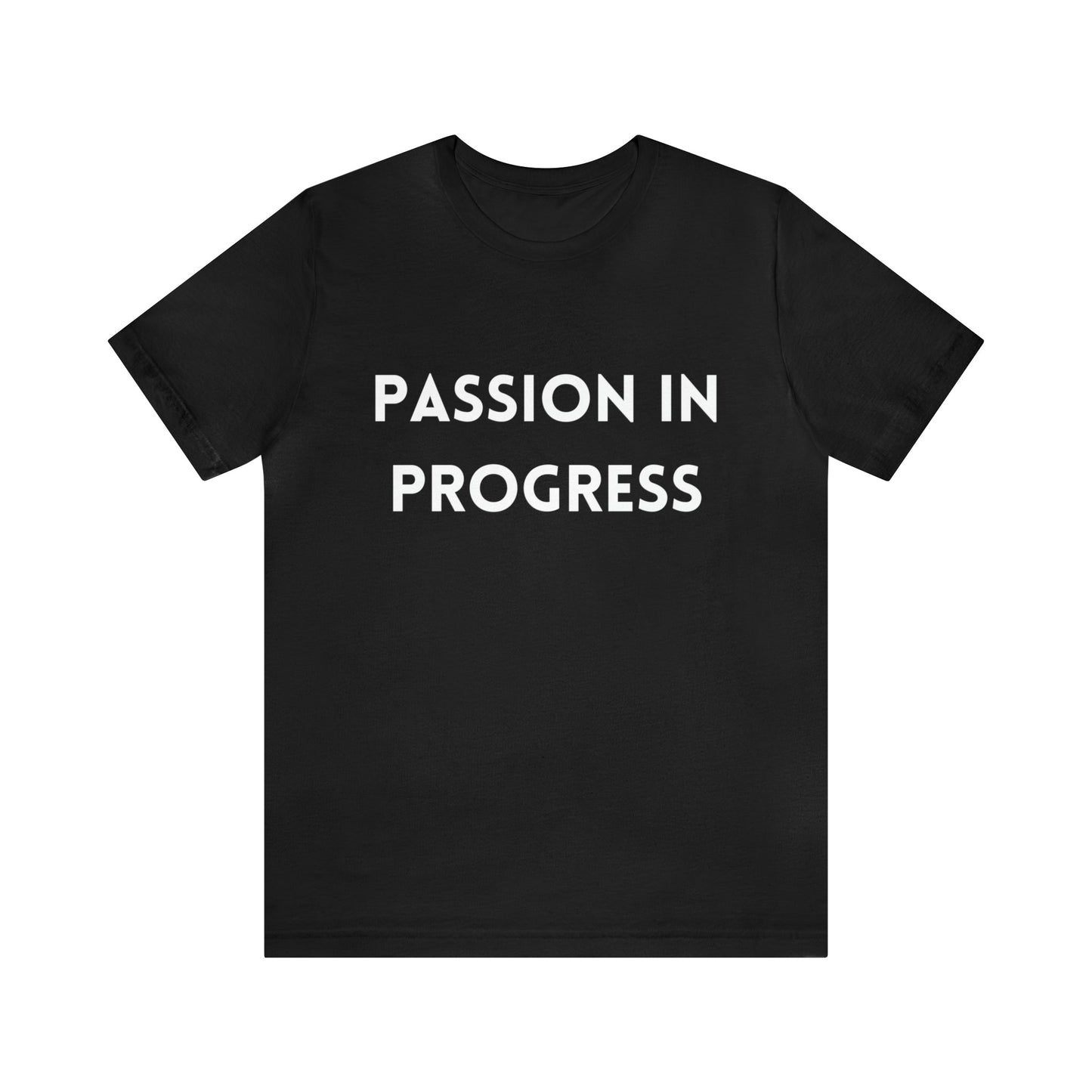 T-Shirt Text Shirt for Men & Women Black Bella Canvas Shirts for Tshirt Outfit Aesthetic Cool Proggress Petrova Designs