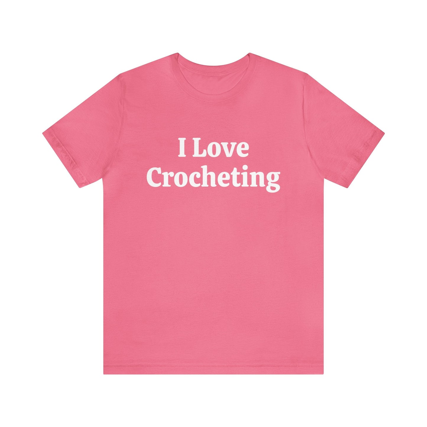 Charity Pink T-Shirt Text Shirt for Men & Women Black Bella Canvas Shirts for Tshirt Outfit Aesthetic Crocheter Quilter Petrova Designs