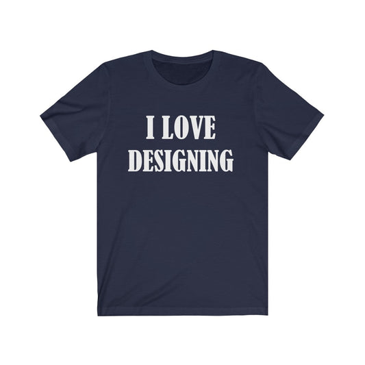 Navy T-Shirt Text Shirt for Men & Women Black Bella Canvas Shirts for Tshirt Outfit Aesthetic Designing Petrova Designs