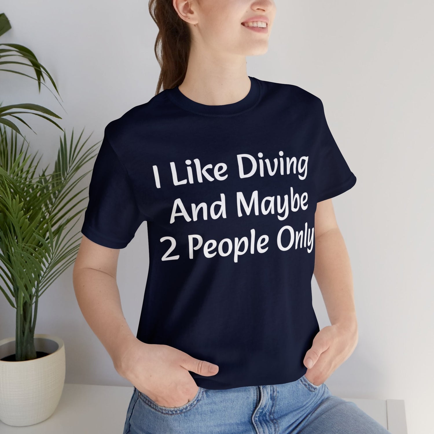 T-Shirt Text Shirt for Men & Women Black Bella Canvas Shirts for Tshirt Outfit Aesthetic Diving Diver Petrova Designs