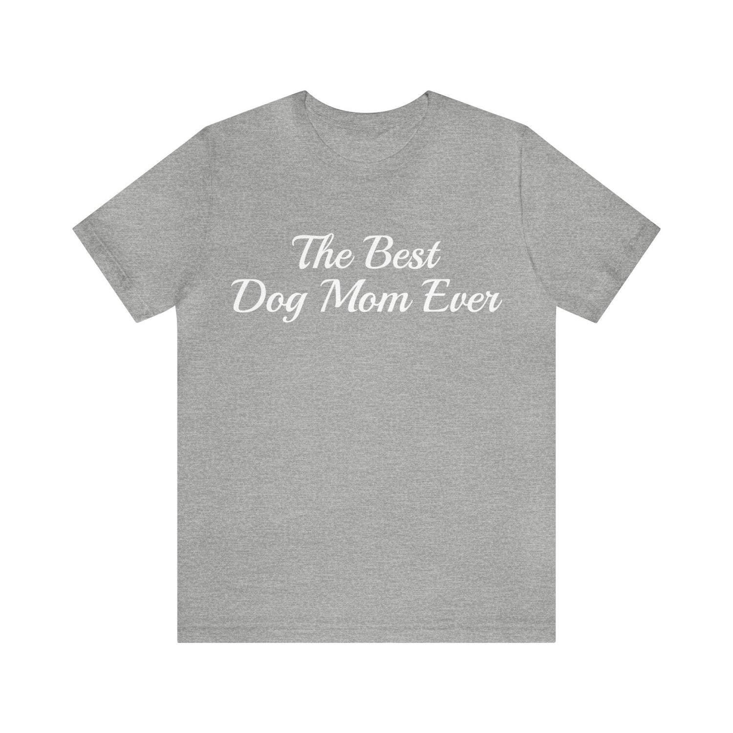 Athletic Heather T-Shirt Text Shirt for Men & Women Black Bella Canvas Shirts for Tshirt Outfit Aesthetic Dog Mom Petrova Designs