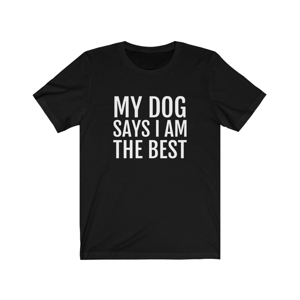 Black T-Shirt Text Shirt for Men & Women Black Bella Canvas Shirts for Tshirt Outfit Aesthetic Dog Mom Dog Dad Petrova Designs