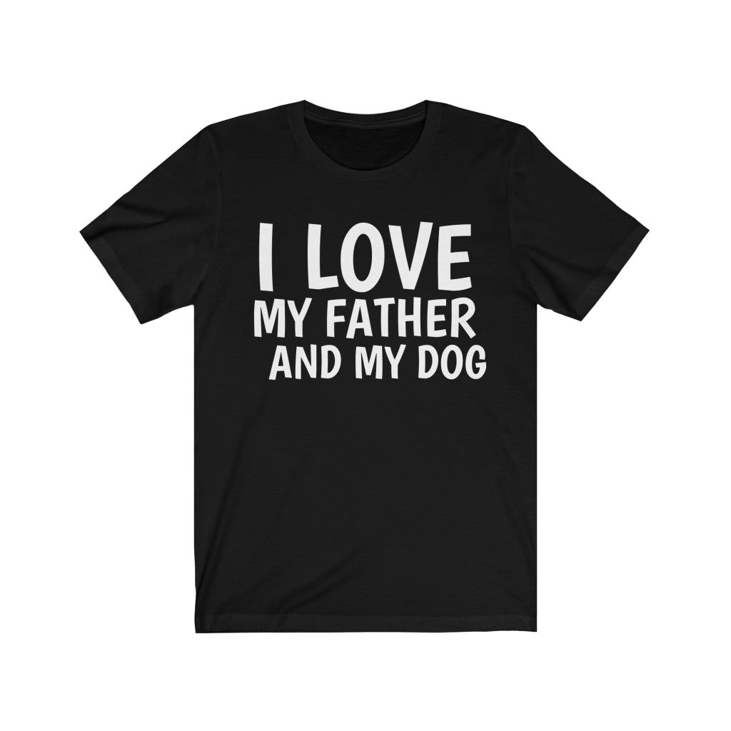 Black T-Shirt Text Shirt for Men & Women Black Bella Canvas Shirts for Tshirt Outfit Aesthetic Dog Mom Dog Dad Petrova Designs