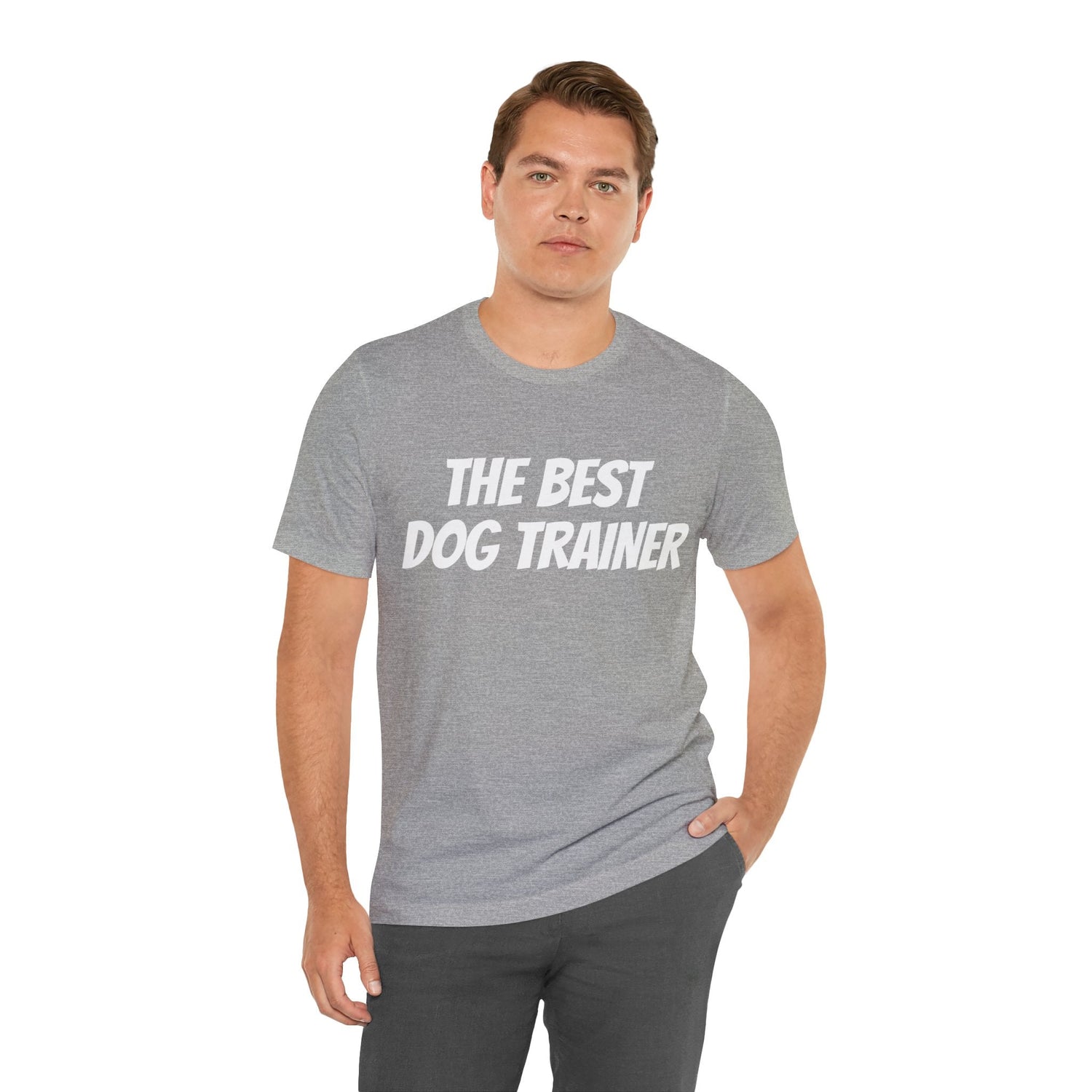 T-Shirt Text Shirt for Men & Women Black Bella Canvas Shirts for Tshirt Outfit Aesthetic Dog Trainer Petrova Designs