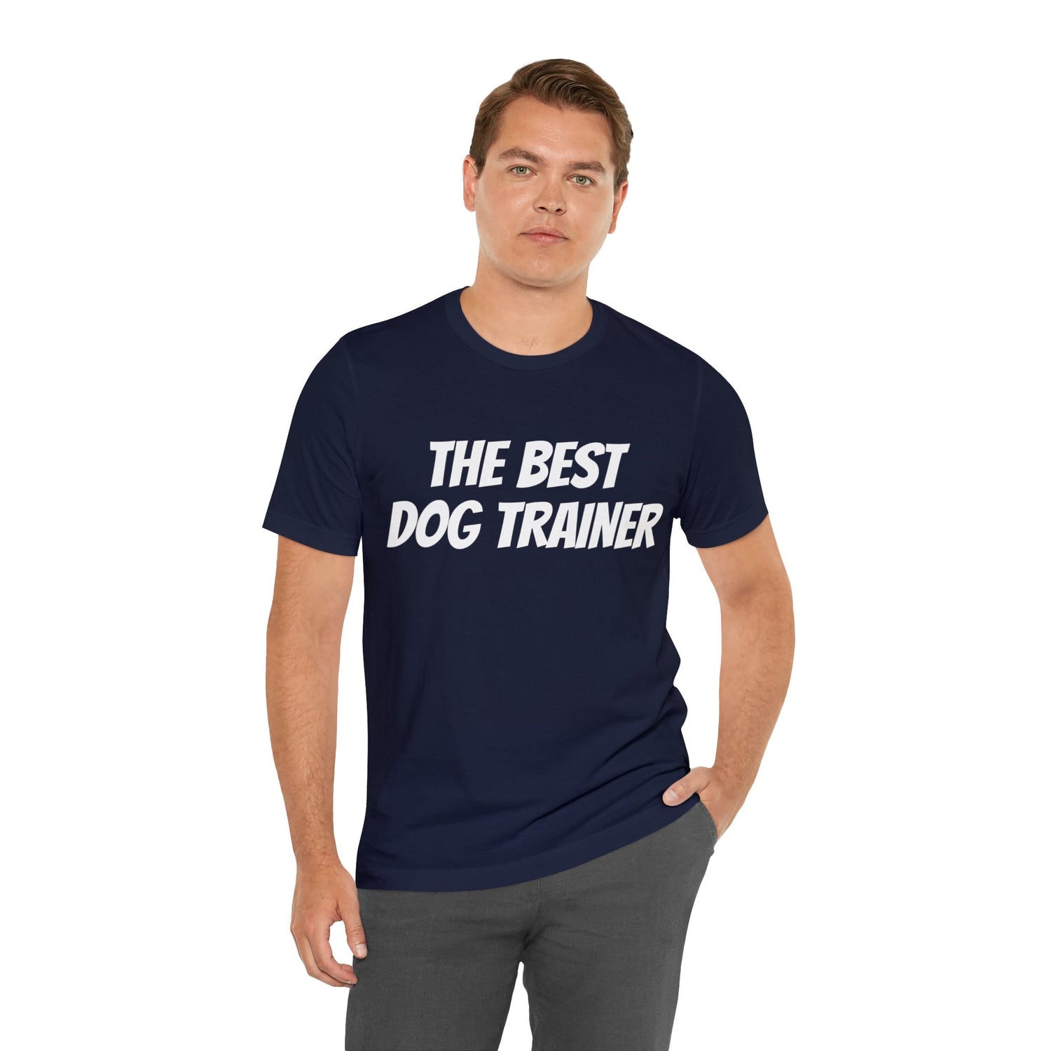 T-Shirt Text Shirt for Men & Women Black Bella Canvas Shirts for Tshirt Outfit Aesthetic Dog Trainer Petrova Designs