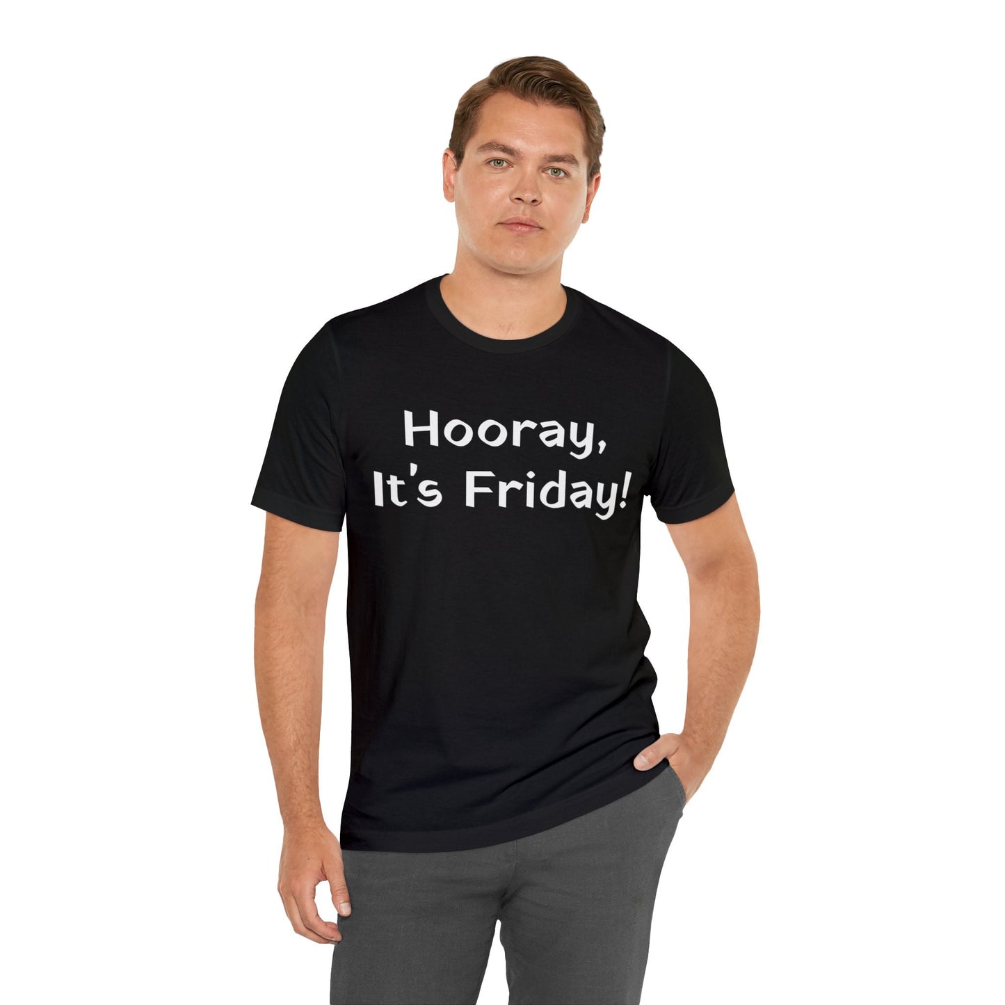 T-Shirt Text Shirt for Men & Women Black Bella Canvas Shirts for Tshirt Outfit Aesthetic Friday Office Petrova Designs