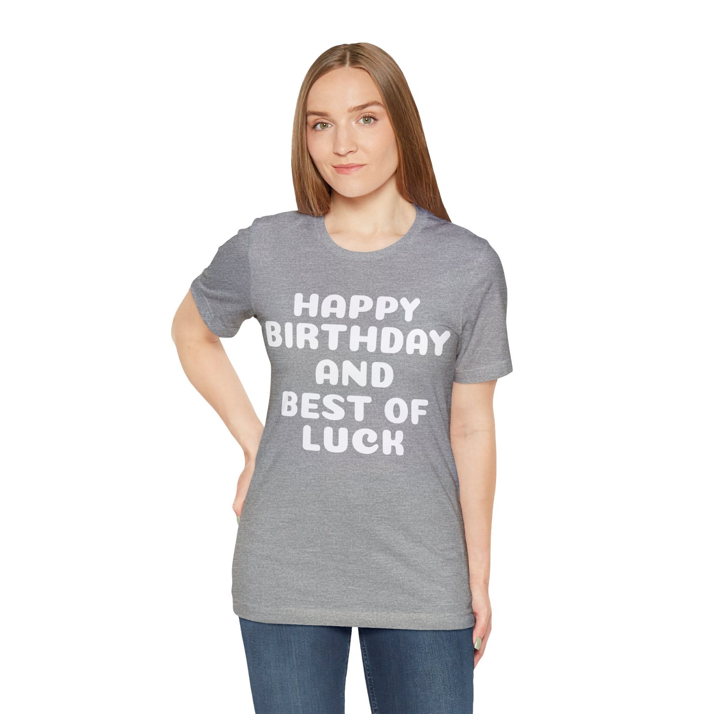 T-Shirt Text Shirt for Men & Women Black Bella Canvas Shirts for Tshirt Outfit Aesthetic Happy Birthday Petrova Designs