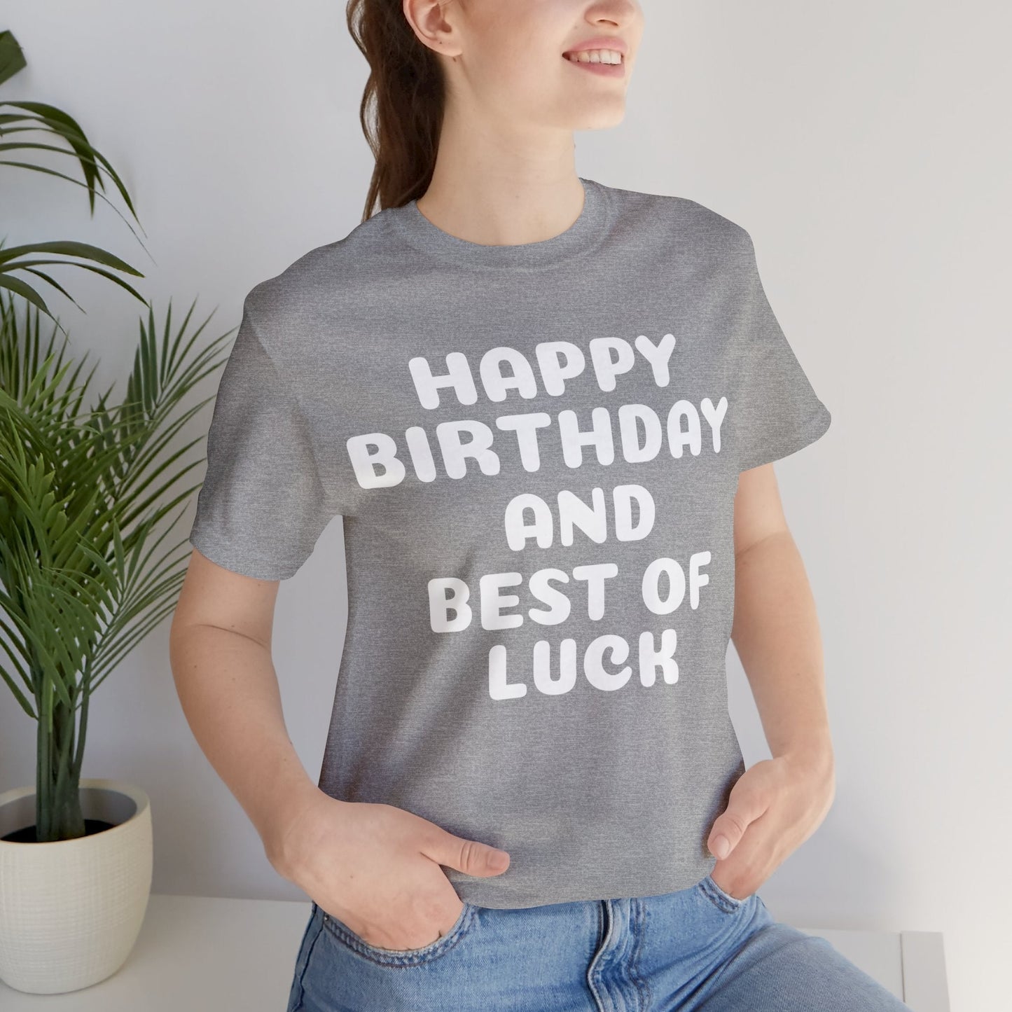 T-Shirt Text Shirt for Men & Women Black Bella Canvas Shirts for Tshirt Outfit Aesthetic Happy Birthday Petrova Designs