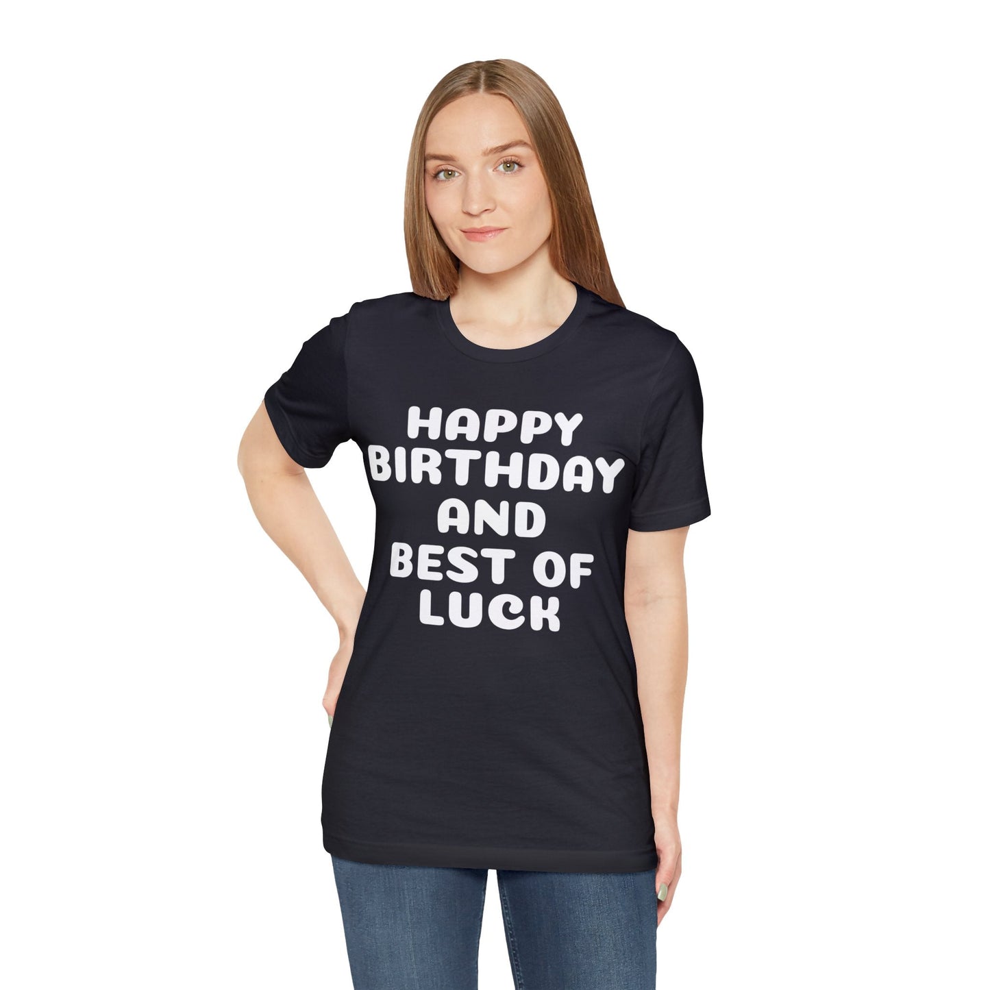 T-Shirt Text Shirt for Men & Women Black Bella Canvas Shirts for Tshirt Outfit Aesthetic Happy Birthday Petrova Designs