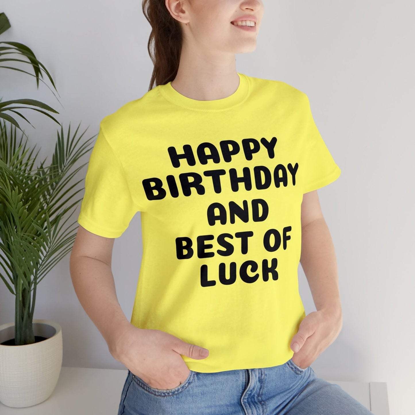 T-Shirt Text Shirt for Men & Women Black Bella Canvas Shirts for Tshirt Outfit Aesthetic Happy Birthday Petrova Designs