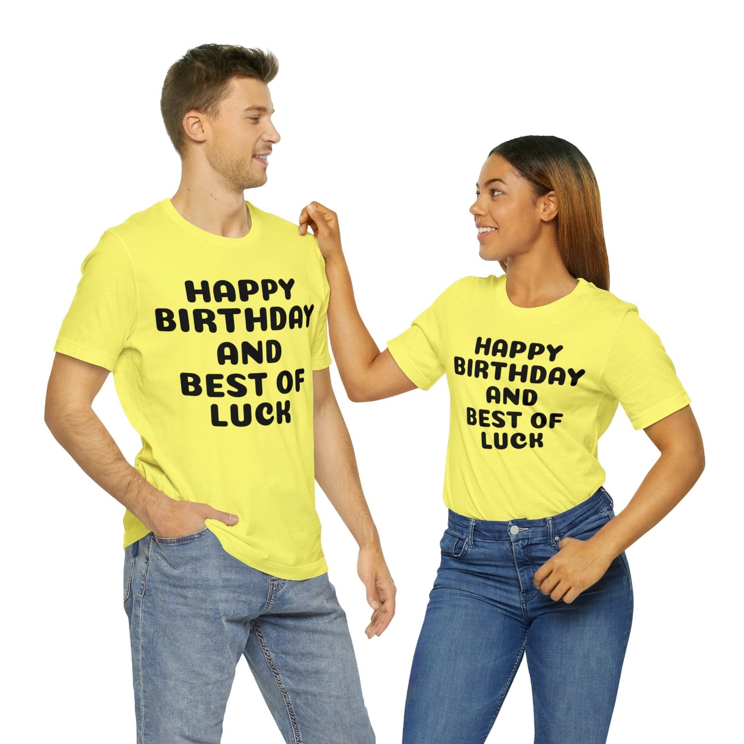 T-Shirt Text Shirt for Men & Women Black Bella Canvas Shirts for Tshirt Outfit Aesthetic Happy Birthday Petrova Designs