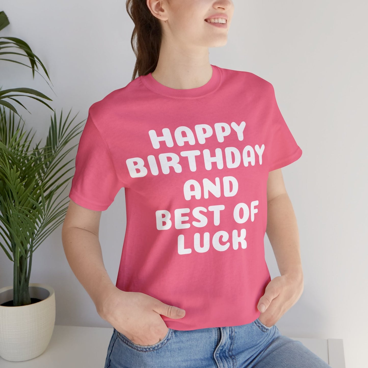 T-Shirt Text Shirt for Men & Women Black Bella Canvas Shirts for Tshirt Outfit Aesthetic Happy Birthday Petrova Designs