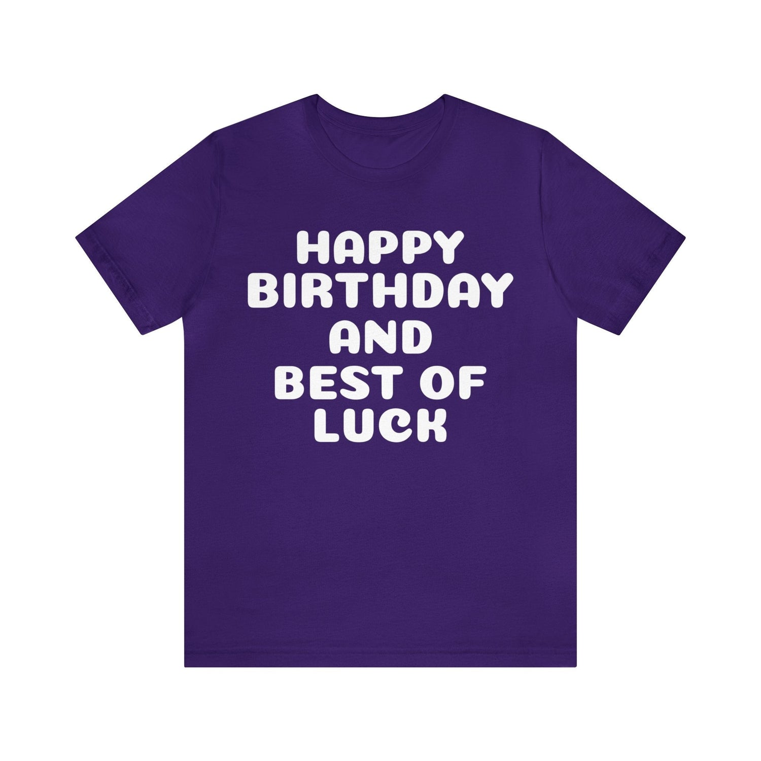 Team Purple T-Shirt Text Shirt for Men & Women Black Bella Canvas Shirts for Tshirt Outfit Aesthetic Happy Birthday Petrova Designs