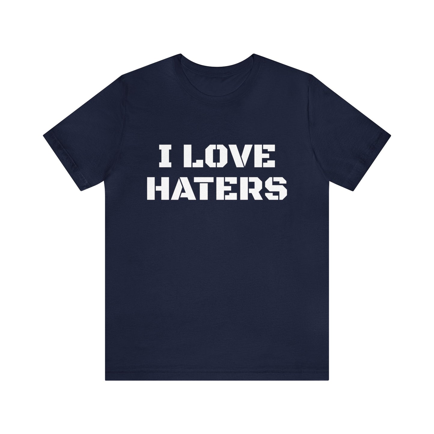 Navy T-Shirt Text Shirt for Men & Women Black Bella Canvas Shirts for Tshirt Outfit Aesthetic Hater Petrova Designs