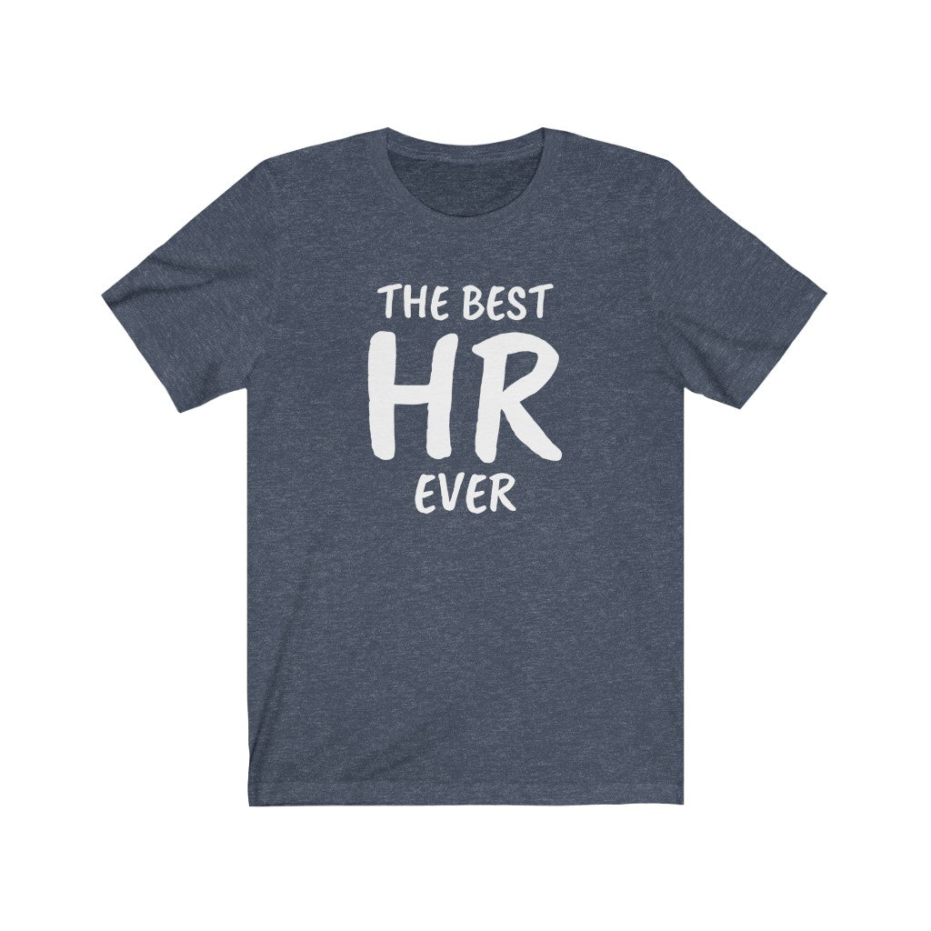 Heather Navy T-Shirt Text Shirt for Men & Women Black Bella Canvas Shirts for Tshirt Outfit Aesthetic HR Human Resources Petrova Designs