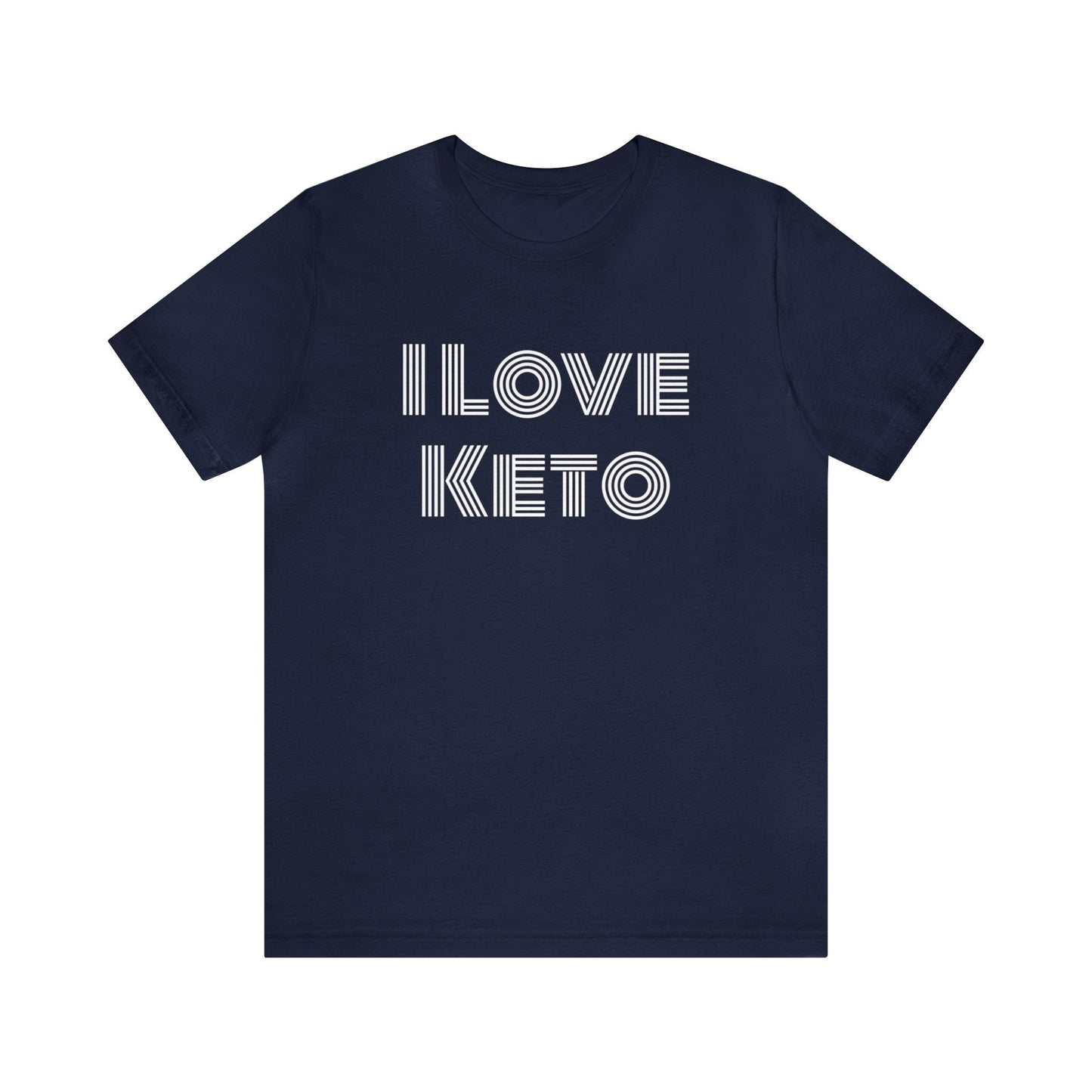 Navy T-Shirt Text Shirt for Men & Women Black Bella Canvas Shirts for Tshirt Outfit Aesthetic Keto Petrova Designs